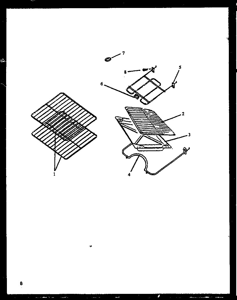 Caloric EHT330-P1142446NL rack/elements diagram