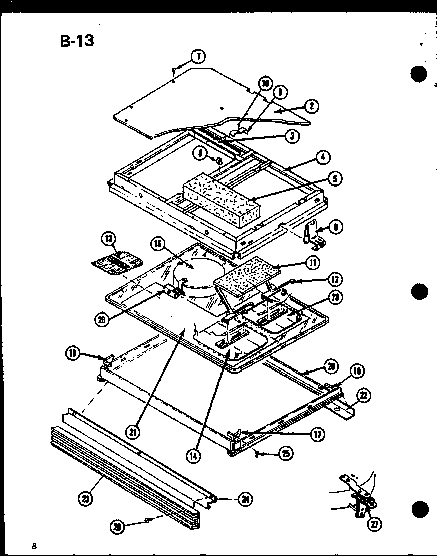 Amana ARC-1008/P85122-13S heater box diagram