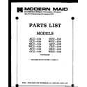 Modern Maid ACU-516C (acu-516a) (hcu-516a) (wcu-516a) (aeu-516a) (heu-516a) (weu-516a) (acu-514c) (ccu-514c) (hcu-514c) (wcu-514c) (acu-516c) (ccu-516c) diagram