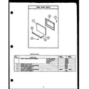 Caloric EHC394 oven door parts (ehc312) (ejc312) diagram