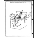 Caloric EHC394 electrical components lower section (ehc312) (ejc312) (ehc314) (ejc314) (ehc335) (ejc335) (ehc394) (ejc394) diagram