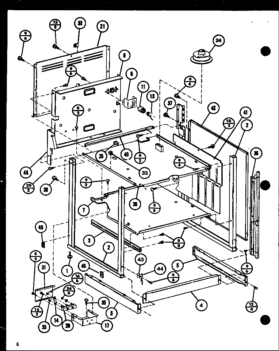 Amana ARR-201/P85450-5S cabinet parts diagram