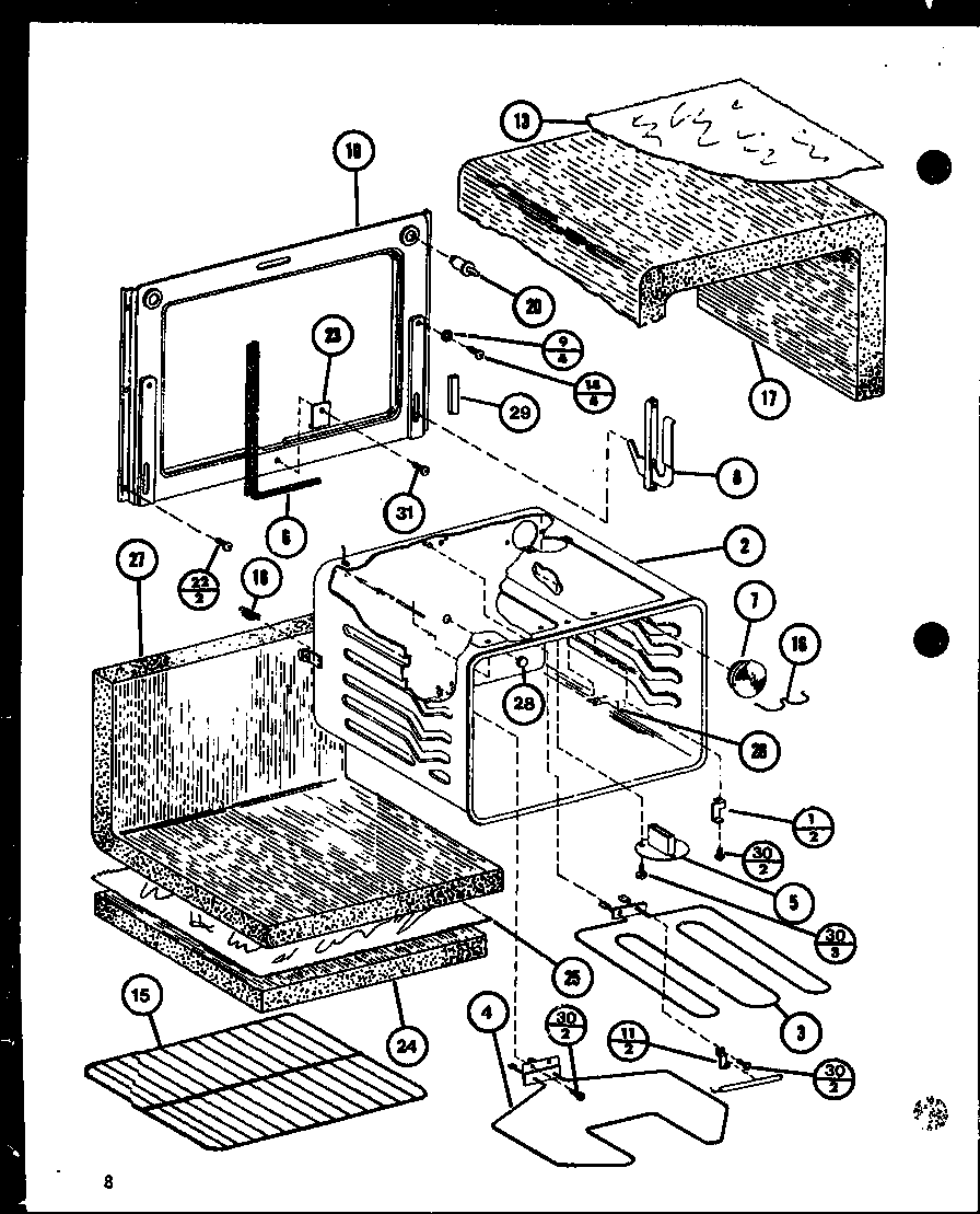 Amana ARR-201/P85450-5S oven diagram