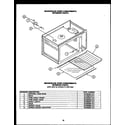 Caloric EKS396 microwave oven components interior parts (eks396) diagram