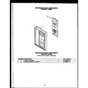 Caloric EKS396 microwave oven components controlpanel (eks396) diagram