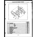 Modern Maid SBE26CK plain oven door assembly w/window (gbe26da) (sbe26da) (gbc26ck) (sbc26ck) diagram