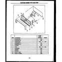 Modern Maid SBE24CC backguard assembly with clock timer (gbe26fc) (sbe26fc) (gbe26fcod) (sbe26fcod) (gbe26gc) (sbe26gc) (gbe26fb) (sbe26fb) diagram