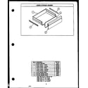Amana GAE26TC lower storage drawer diagram