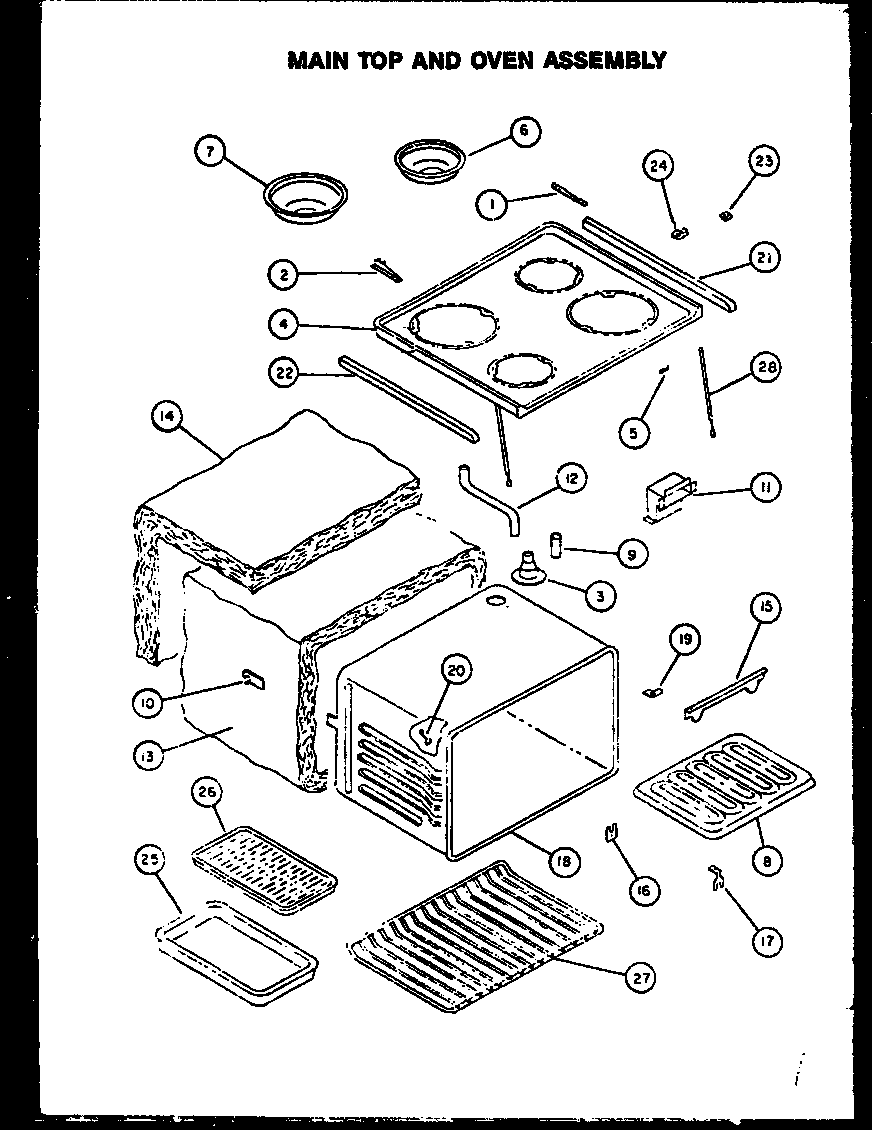 Caloric EST387 (est380) (est381) (est385) (est386) (est387) diagram