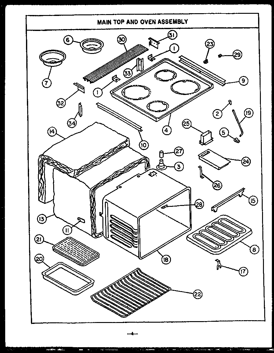 Caloric ESS380-OF (ess307-of) diagram
