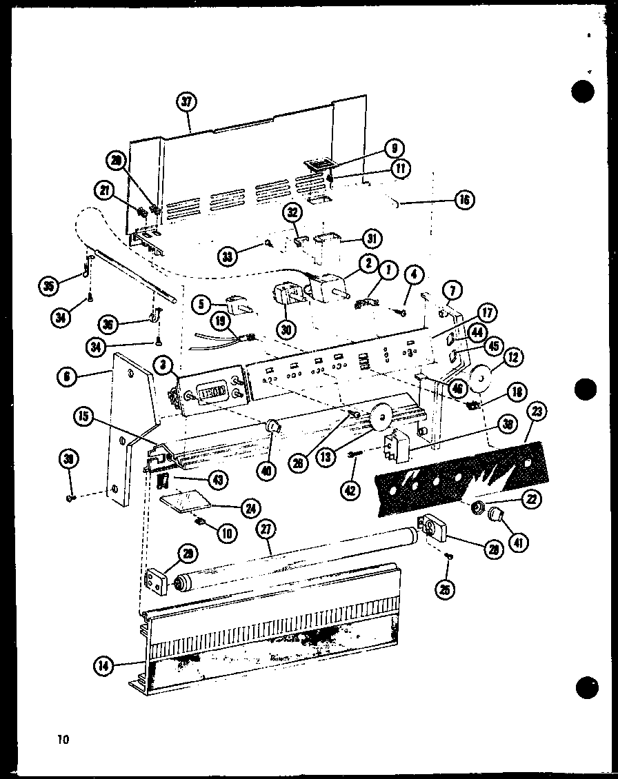 Amana ARR303-P85235-9S control diagram