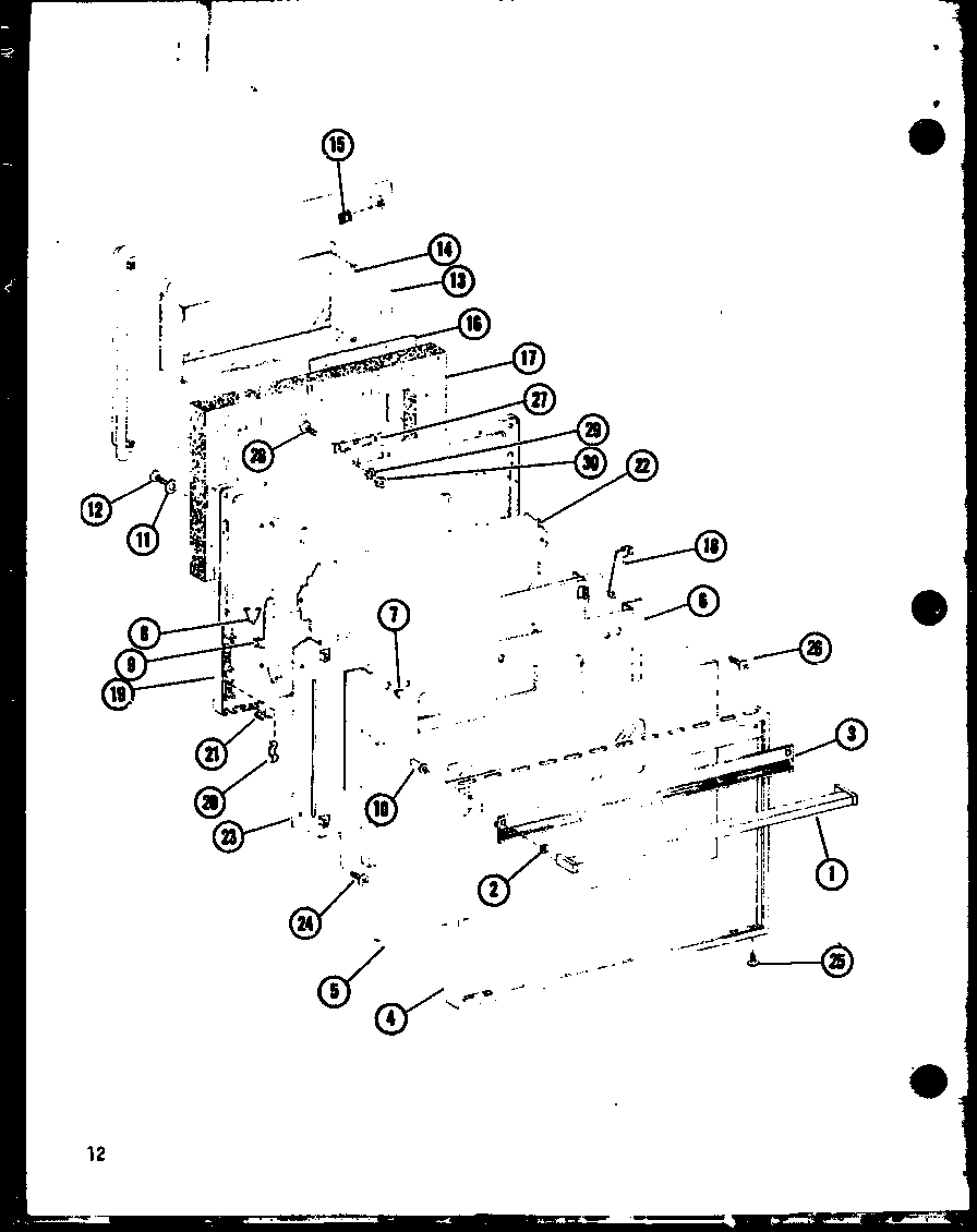 Amana ARR303-P85235-9S door diagram