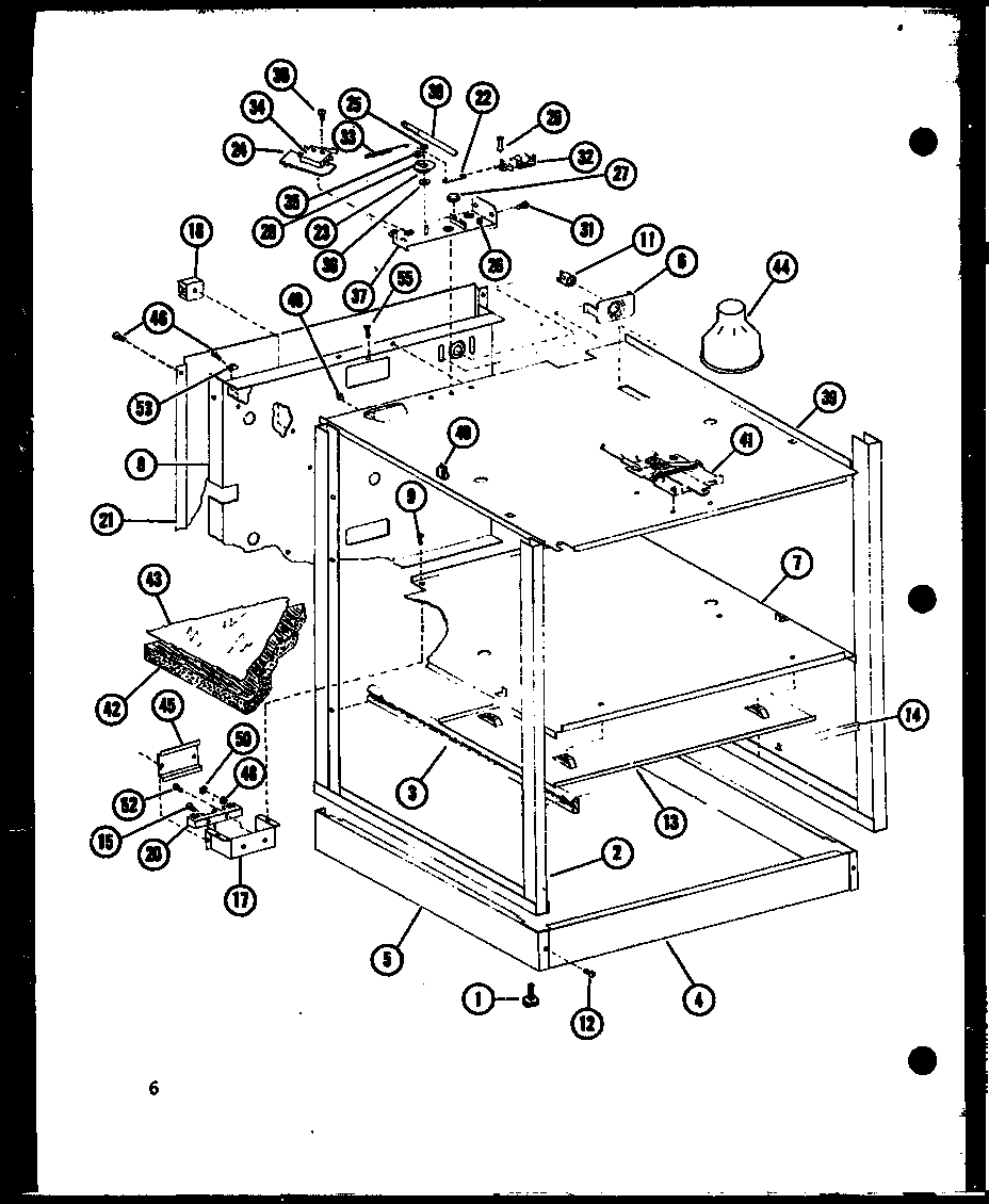Amana ARR301-P85312-1S panel assembley diagram