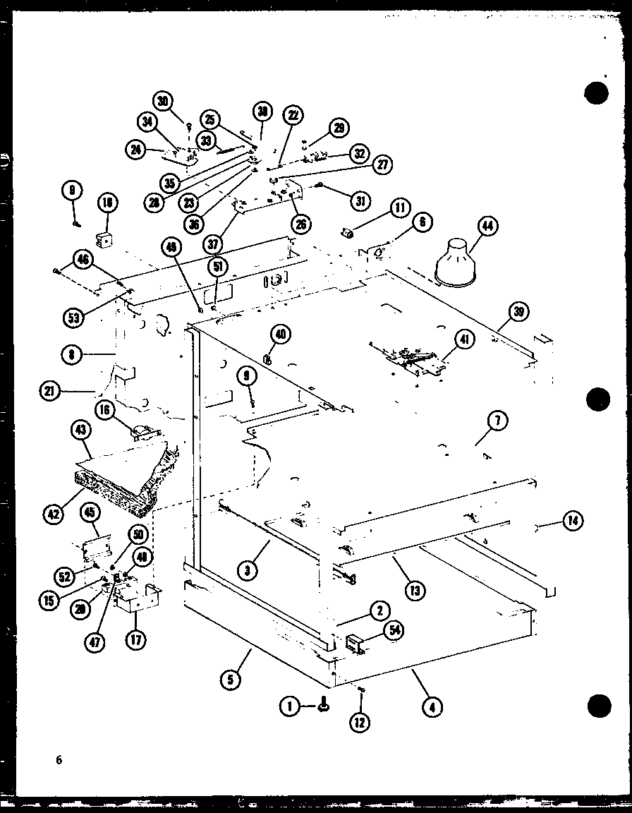 Amana ASR303-P855116S panel assembly diagram