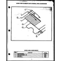Caloric EHB112 upper oven elements and internal oven accessories (ehb397) diagram