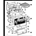 Amana ARR-401/P85312-4S door diagram