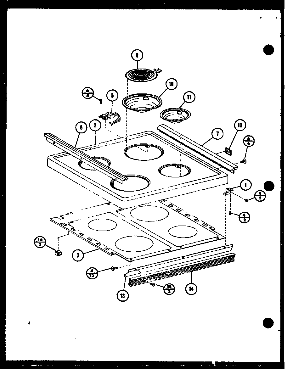 Amana ARR-401/P85312-8S main top diagram