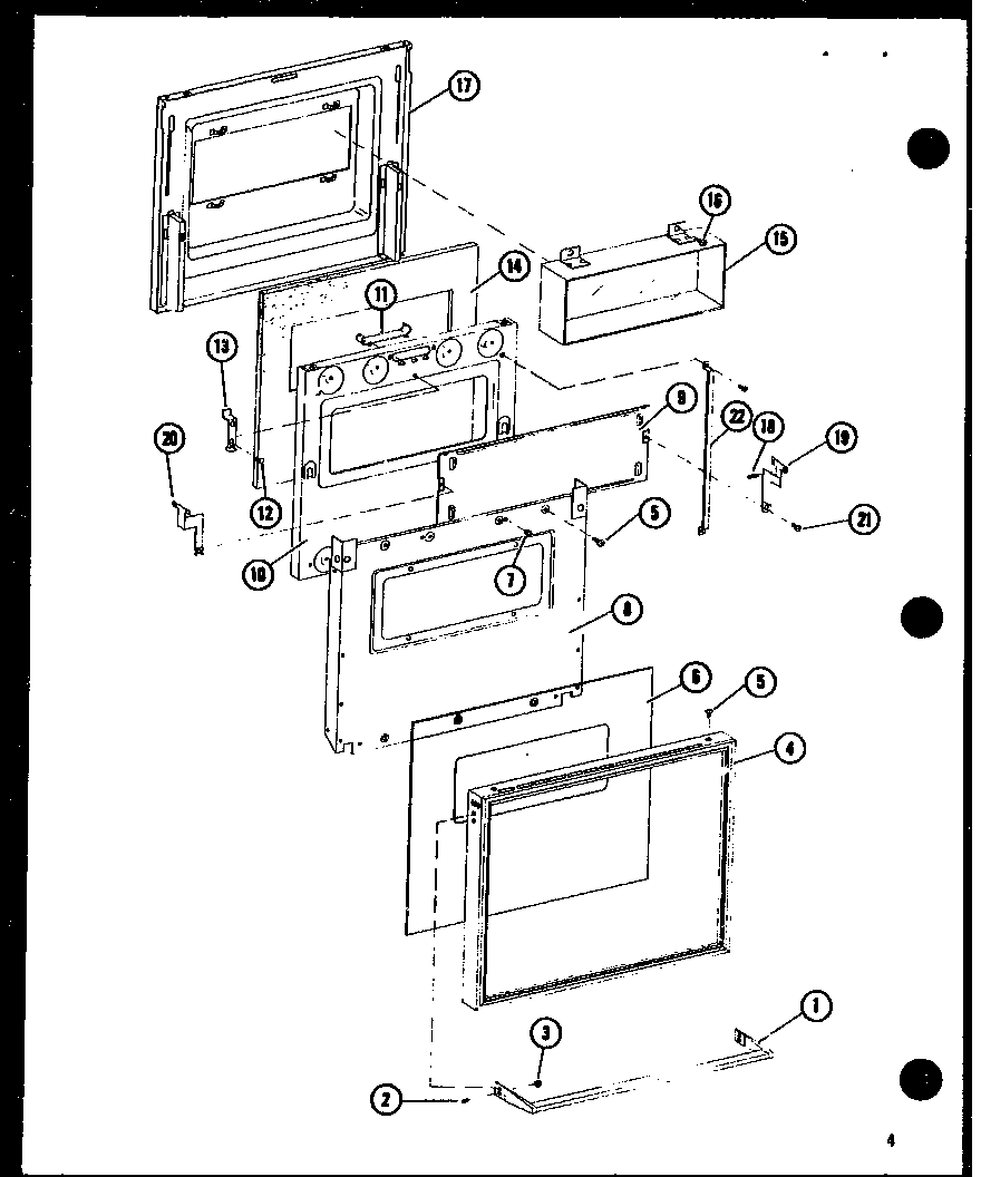 Amana AO-24D-P85379-2S door diagram