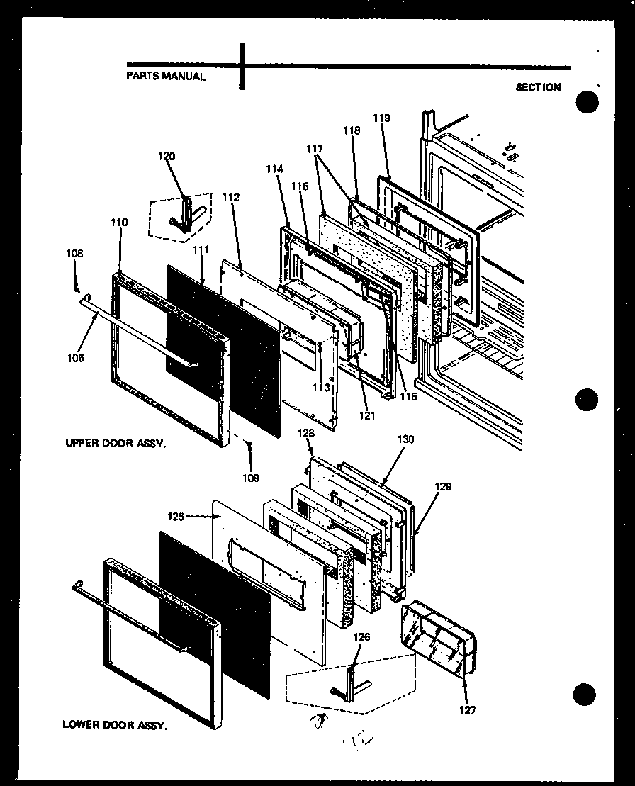 Amana AO-24AT-P85010-1S doors diagram