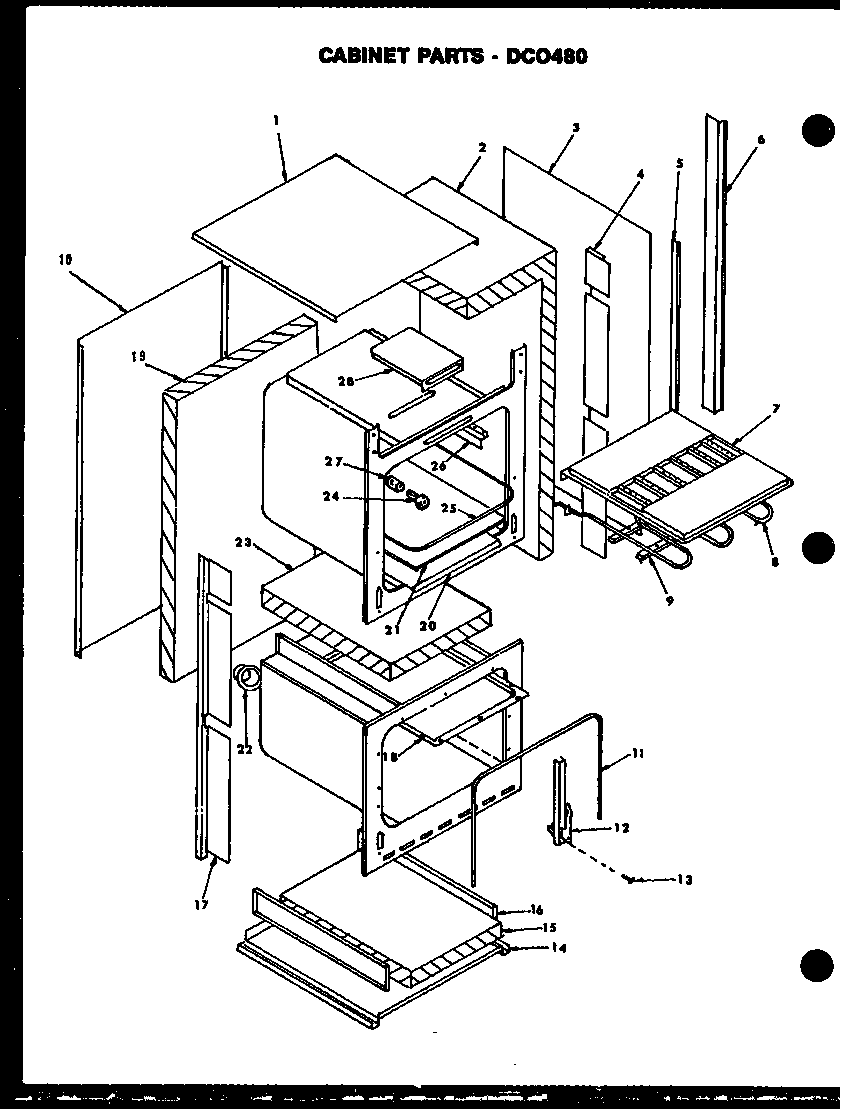 Modern Maid DCO450 (dco480) diagram