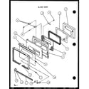 Amana AO27SE-P1108002S glass door diagram