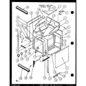 Amana AO27SE-P1108002S cabinet section single oven (ao27sd/p8597701s) (ao27sew/p1108001s) (ao27se/p1108002s) diagram