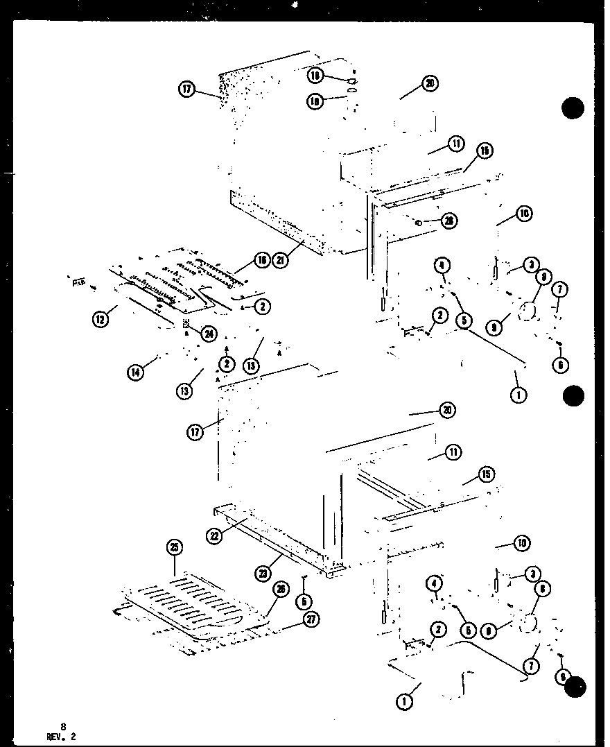 Amana AO-24SB-P85567-3S (ao-24db/p85567-2s) (ao-24db/p85567-4s) diagram