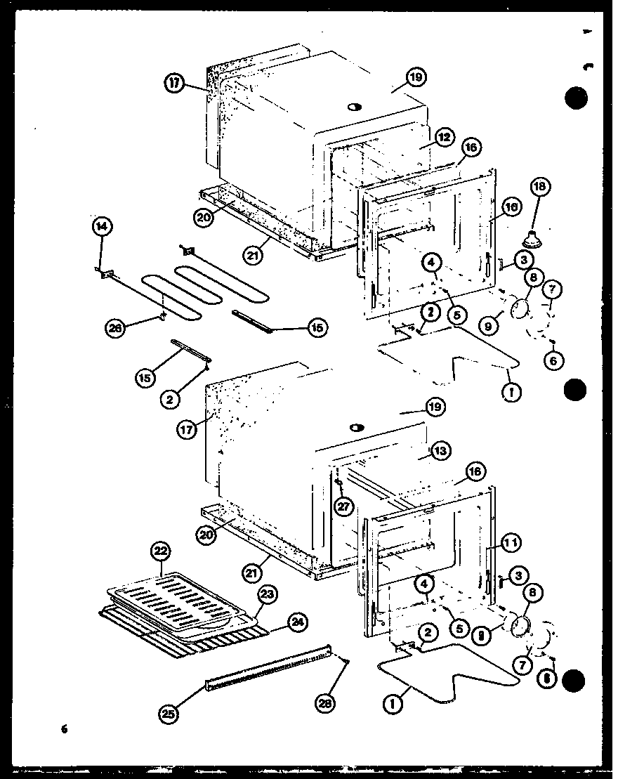 Amana AO-24SC-P85567-9S oven cavity diagram