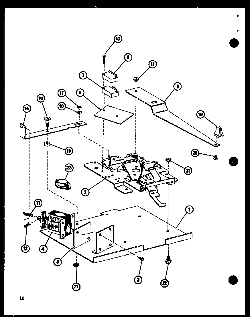 Amana AO-24SC-P85567-9S door lock diagram
