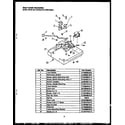 Caloric EKD289 door latch assembly diagram