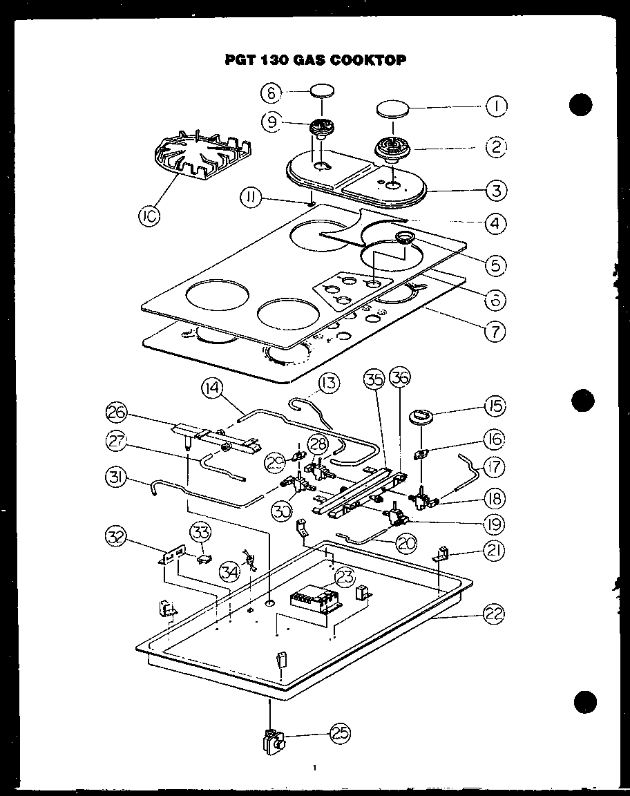 Modern Maid PGT130-UD (pgt130-ud) (pgt130-uww) diagram