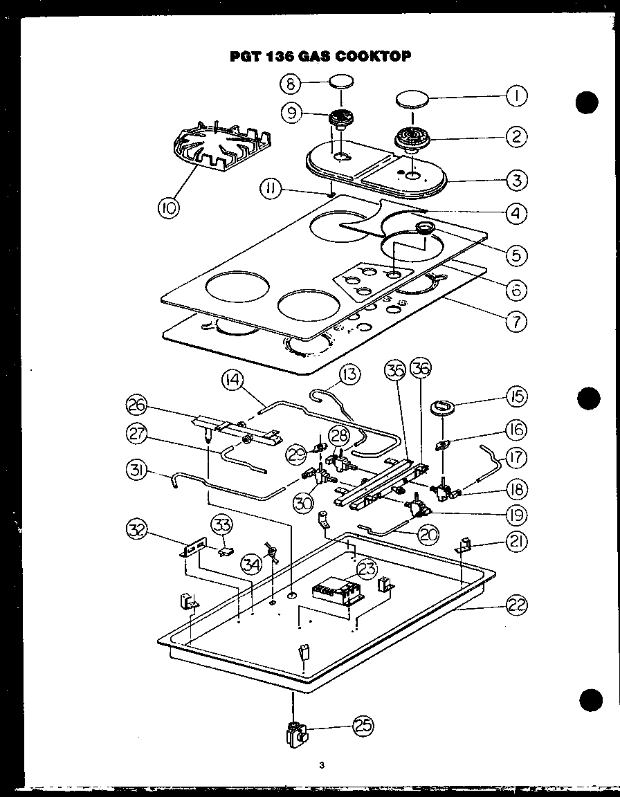 Modern Maid PGT130-UD (pgt136-ud) (pgt136-uww) diagram