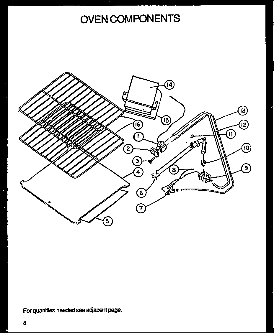 Amana SBK26FS0/P1142148NW oven components diagram