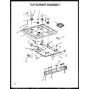 Caloric RMS363UL-P1142380NL top burner assembly diagram
