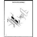Caloric RMS363UL-P1142380NL backguard assembly diagram