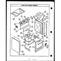 Caloric RHS365 lower oven assembly diagram
