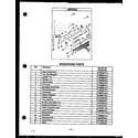 Caloric RSS359 backguard parts models rss 369 & 380 (rss369) (rss380) diagram