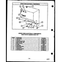 Caloric RSS359 upper oven electrical components diagram