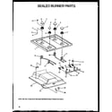 Modern Maid PHU201UWW/P1130714NW sealed burner parts diagram