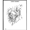 Amana SBK29FA/P1142362NW cabinet assembly diagram