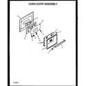 Amana SBK29FA/P1142362NW oven door assembly diagram