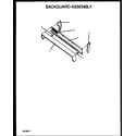 Amana SBK29FA/P1142362NW backguard assembly diagram