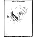 Amana SBK29FA/P1142362NW backguard assembly diagram