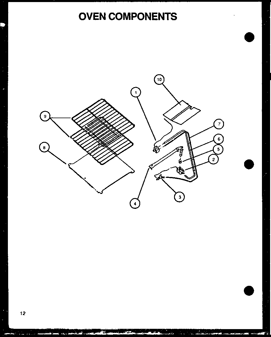 Amana LBP26AA0Y/P1141115NW oven components diagram