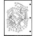 Caloric RLT307UK/P1141098N oven cabinet diagram