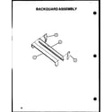 Amana CBP24AA backguard assembly (cbp22aa) (cbp24aa) (cbp26aa) (cbp29aa) diagram