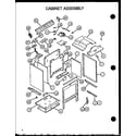 Caloric RST308UL-P1130723NL cabinet assembly diagram