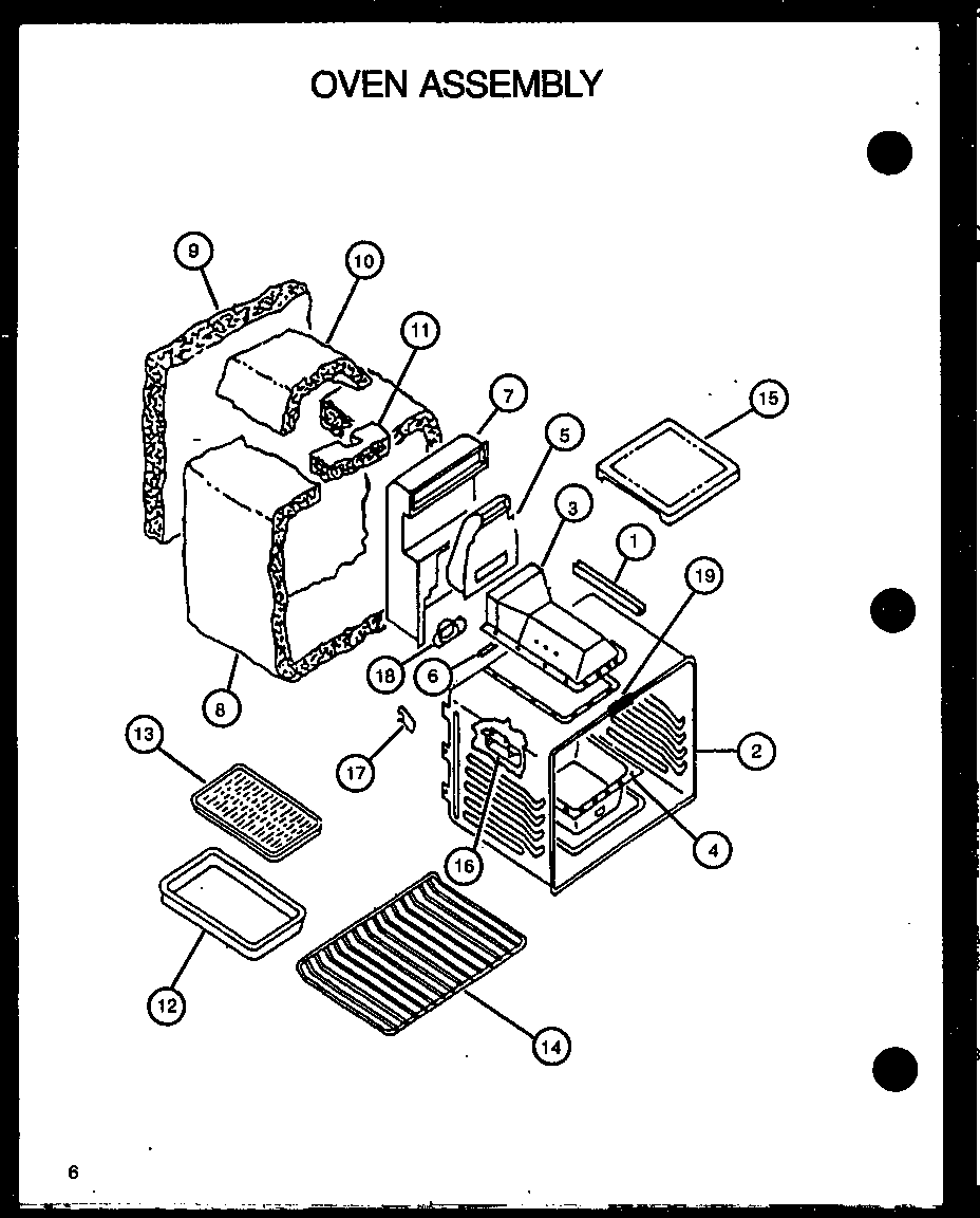 Caloric RST382UK-P1141220NK oven assembly diagram