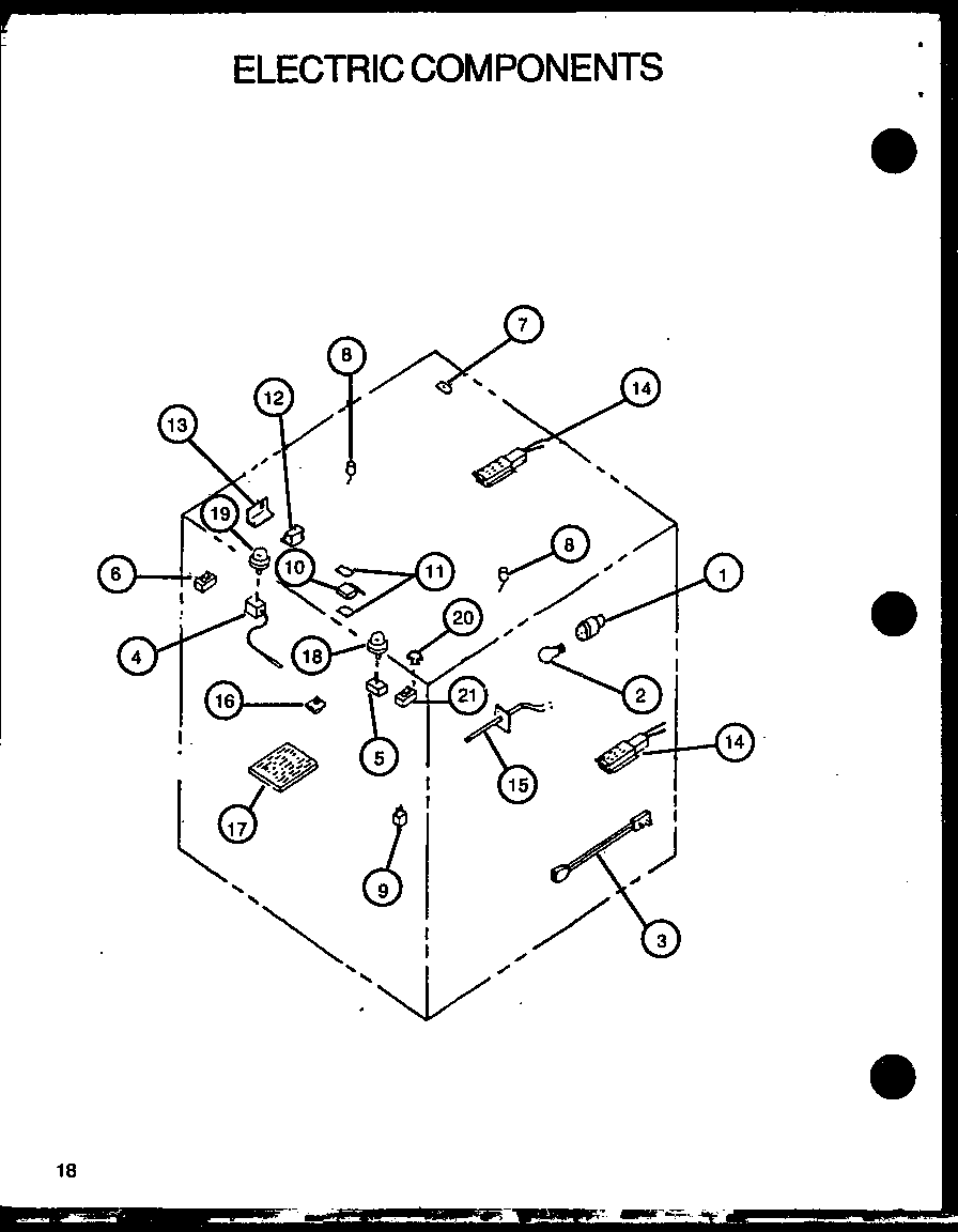 Caloric RST382UK-P1141220NK electric component diagram