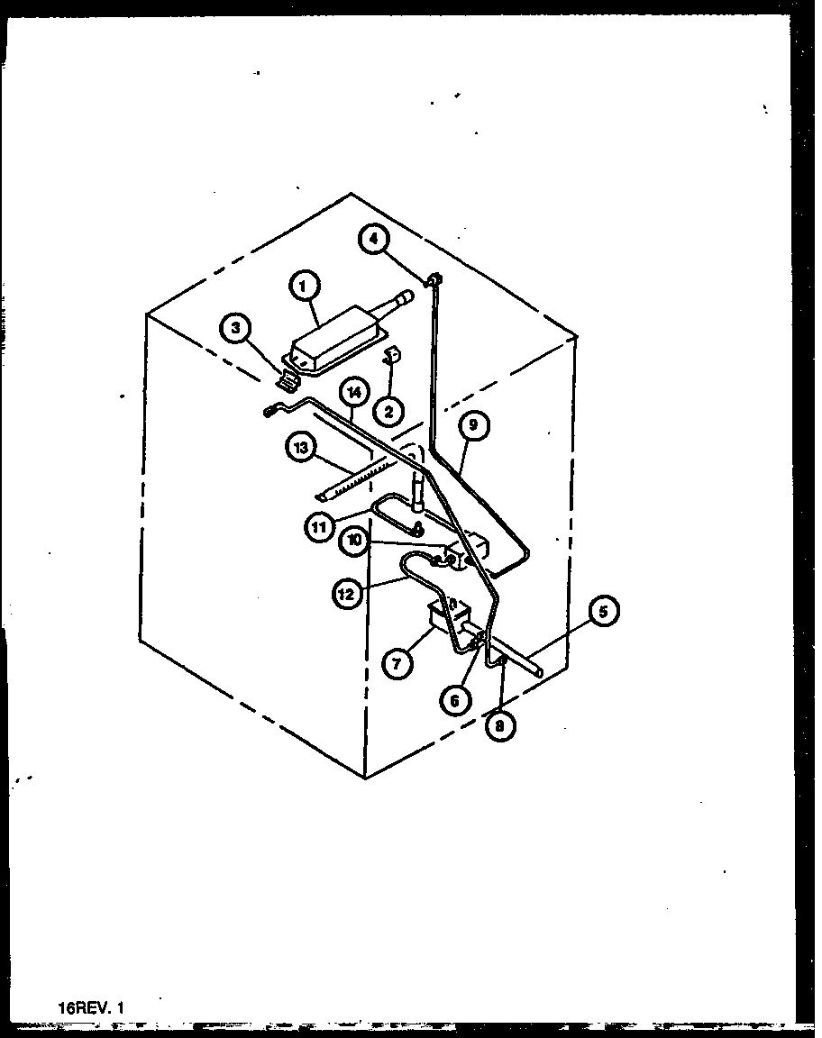 Caloric RST378UL-P1141203NL burner diagram